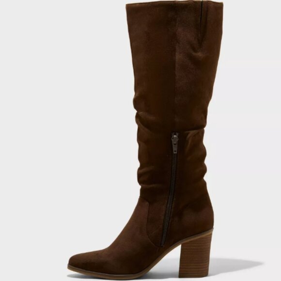 Women's Junie Tall Boots - Universal Thread Brown 9 - Picture 2 of 3